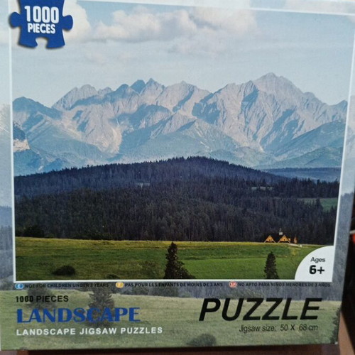 Puzzle 1000 pieces used, high difficulty
