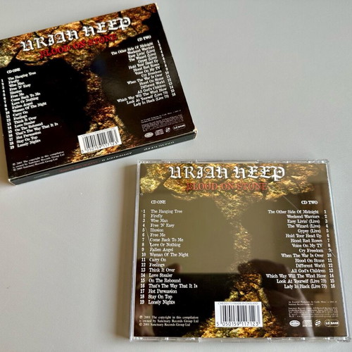 Uriah Heep Anthology II Blood on Stone double CD used, rock