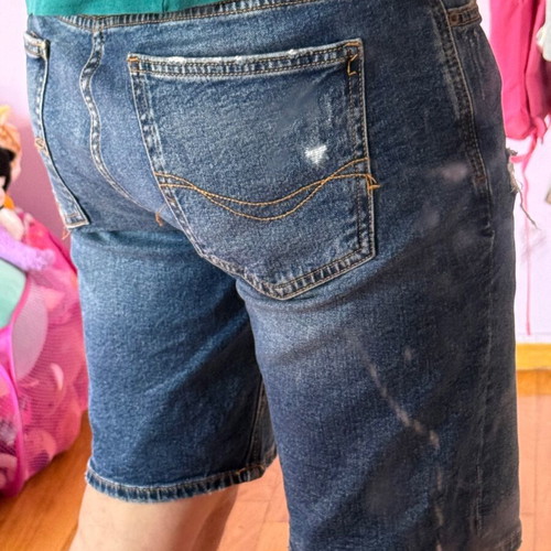 Jeans shorts Pull&Bear like new, slim fit, size 42, blue