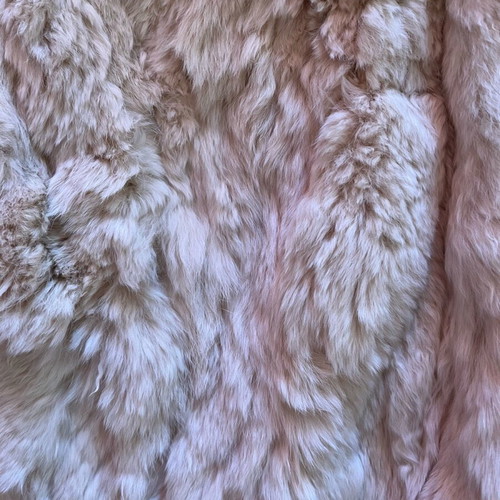 Rabbit fur jacket like new, very soft, white