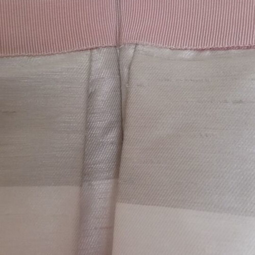 Cocktail dress Asos like new, white with pink and gray stripes, size S
