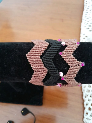 Macrame bracelets like new