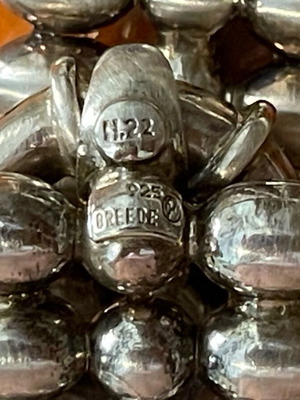 Lalaounis βιντάζ βραχιόλι ασημένιο 925 σαν καινούργιο, βάρος 75 γρ.