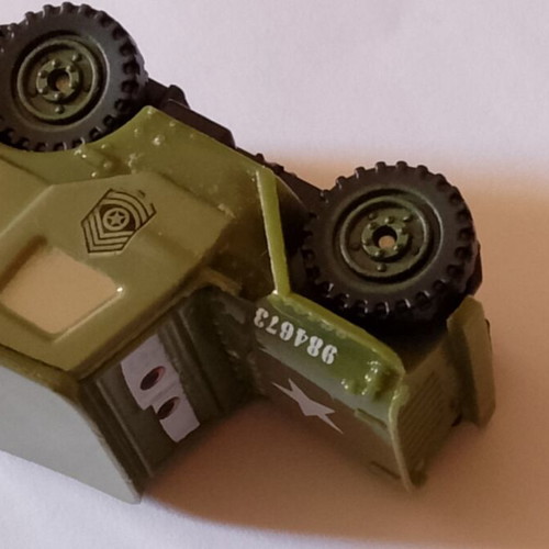 Disney Pixar Cars Sarge Jeep plastic toy like new, 5cm
