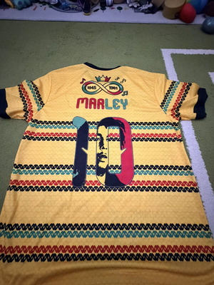 Adidas Bob Marley limited edition sports jersey, size S
