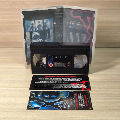VHS The X-Files File 3 Abduction like new, genuine English edition