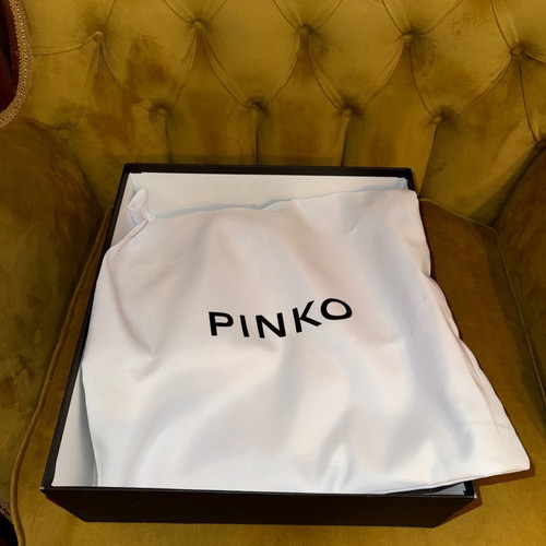 Pinko women's ankle boots new, leather, size 39, 6 cm heel