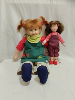 Sigikid and Gotz dolls pack of 2 from the 1990s like new