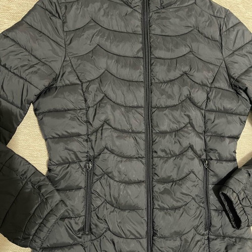 Black lightweight puffer jacket Jump&Fish size L like new