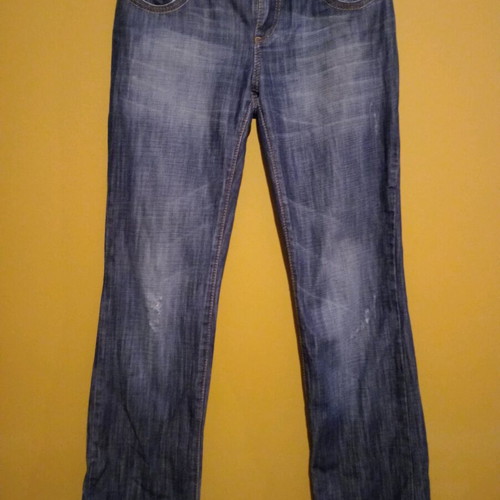 Motivi women's straight-leg jeans XL used, 100% cotton, grey blue