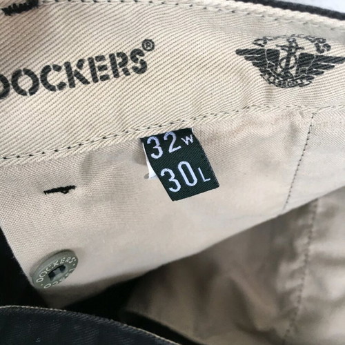 Dockers casual cotton black pants like new, size M