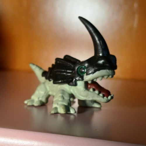 Monochromon Digimon figure, authentic retro mini