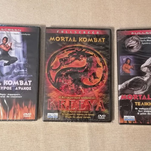 Mortal Kombat 3 sealed DVDs new, action adventure