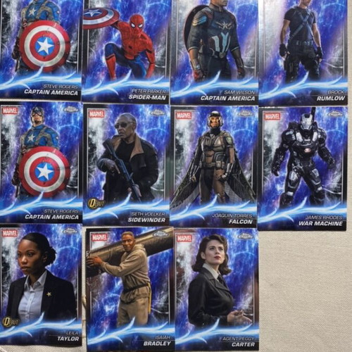Marvel Topps Chrome Set collection new in special box