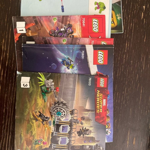 Manual Lego instruction books used, assorted