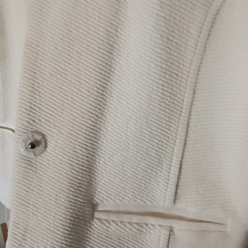 Ecru outerwear used, classic bolero jacket spring
