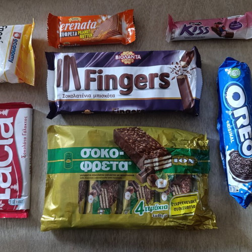 Chocolate bars, cookies and cashew nuts set new