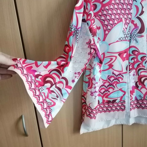 Spring shirt used, size L, wide sleeves