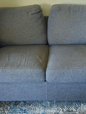 Διθέσιοι καναπέδες μεταχειρισμένοι, σετ 2, γκρι Gedved