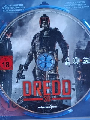 Dredd 3D Blu-ray with German subtitles