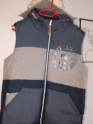 Cool Club vest new, size 170, gray and blue