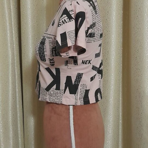 Nek Kids Wear asymmetrical short-sleeve blouse like new, for girl 14 years
