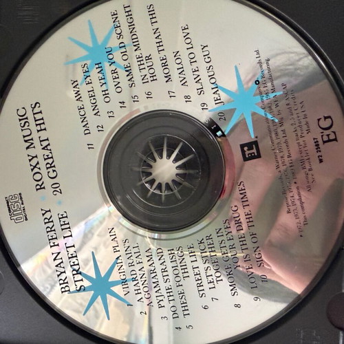 Street Life CD used by Bryan Ferry and Roxy Music, Rock