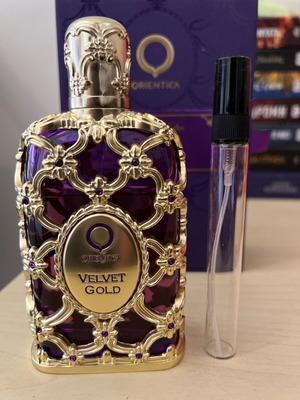Orientica Luxury Collection Velvet Gold Eau de Parfum 10ml like new