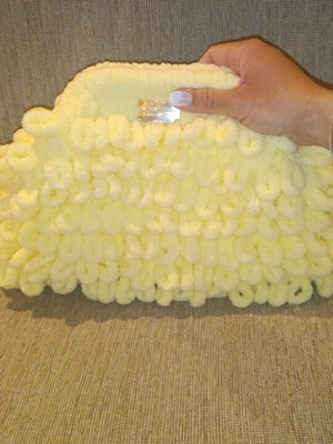 Puffy bag large new with tags lemon color
