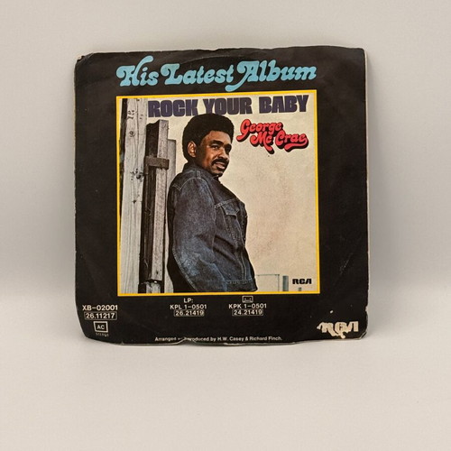 George Mc Crae I Can't Leave You Alone vinyl record used
