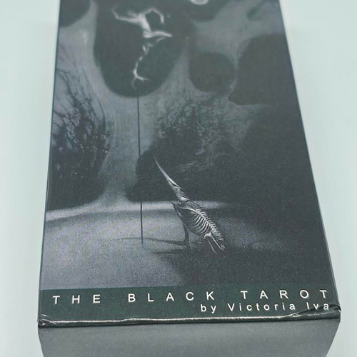 The Black Tarot by Victoria Iva set of 78 cards like new