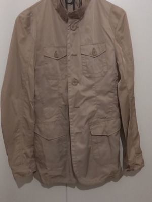 Jacket beige windproof blazer size M like new