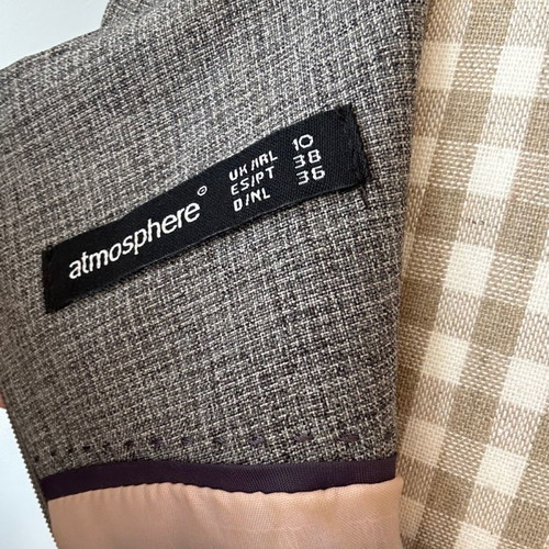 Primark London office dress size medium new, gray
