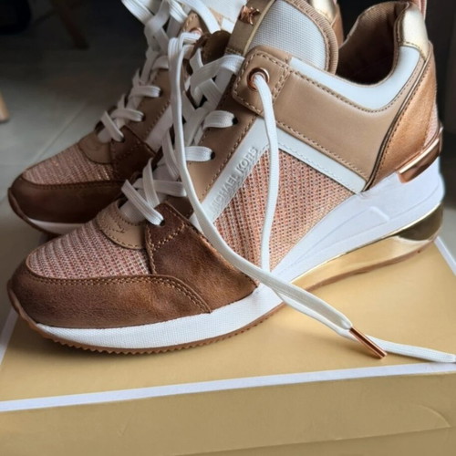 Michael Kors sneakers size 37, brown and gold