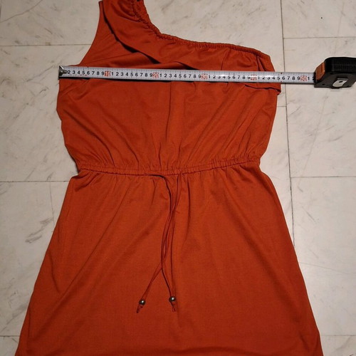 Red one-shoulder dress above the knee like new