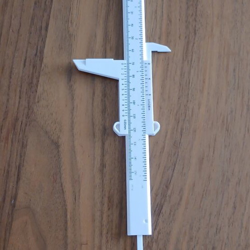 Vernier Caliper 150mm new, plastic, white