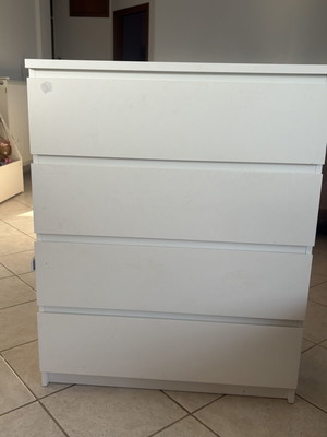 Malm IKEA chest of drawers, 4 drawers, white