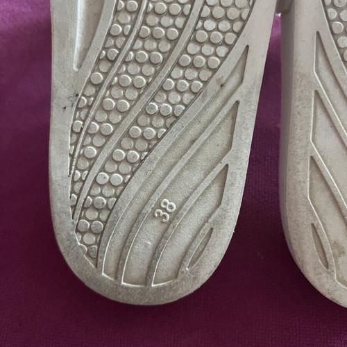 Superga white slides size 38 used