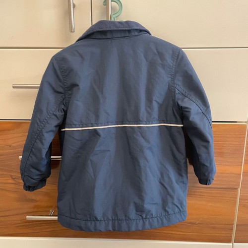 H&M waterproof windbreaker jacket used, size 98 cm, blue