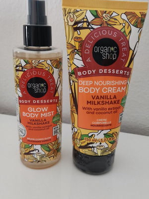 Organic Shop κρέμα σώματος και body mist σετ δώρου καινούργιο