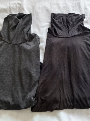 Boxnow bodysuits pack of 2, turtleneck, like new, cotton elastane, L/XL