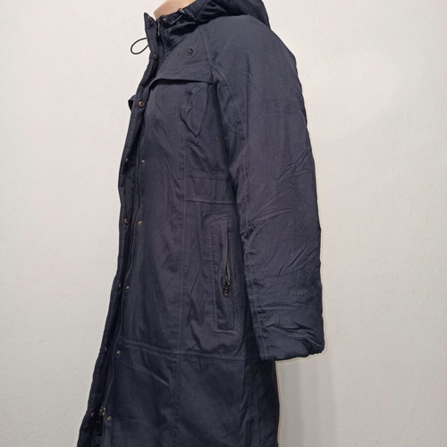 The North Face women's winter long jacket used, size S, navy