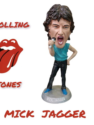 Figure of singer Mick Jagger new, 20 cm