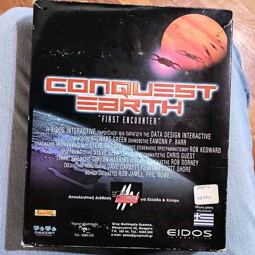 Conquest Earth box used