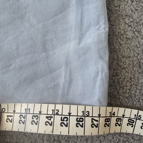 Vintage embroidered baby top used, crepe fabric, circa 1960