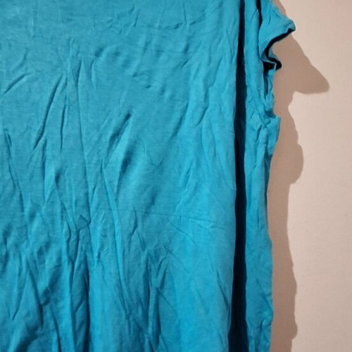Blue summer blouse large new