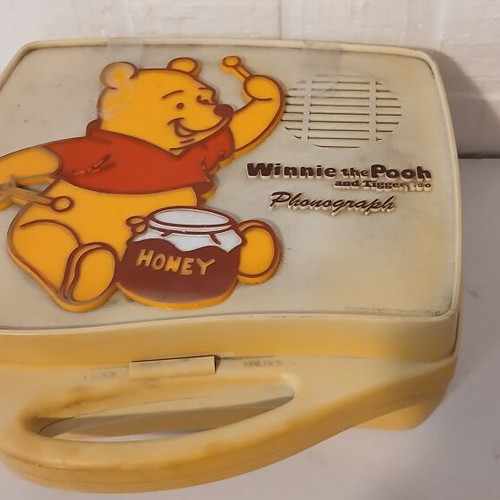 Vintage Winnie the Pooh and Tigger Too children's record player