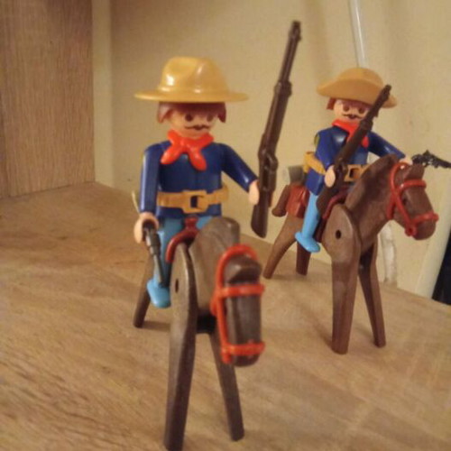 Playmobil mounted officers