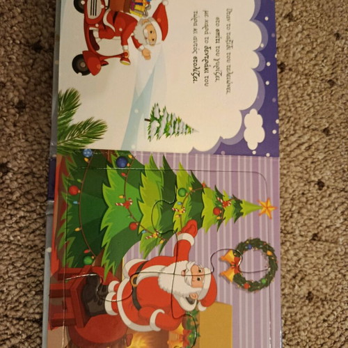 Christmas story like new with 4-piece puzzle