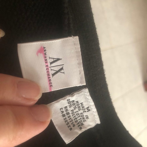 Armani knitted vest new, size M, black
